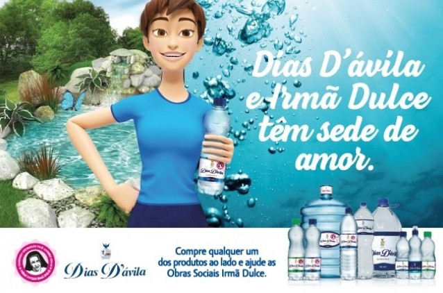 Neste verão, compre água mineral Dias Dávila e ajude as Obras Sociais Irmã Dulce!