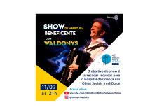 Waldonys e Rotary Club promovem live em benefício das Obras Sociais Irmã Dulce