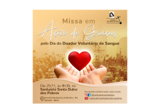 OSID celebra Dia do Doador Voluntário de Sangue com missa em ação de graças