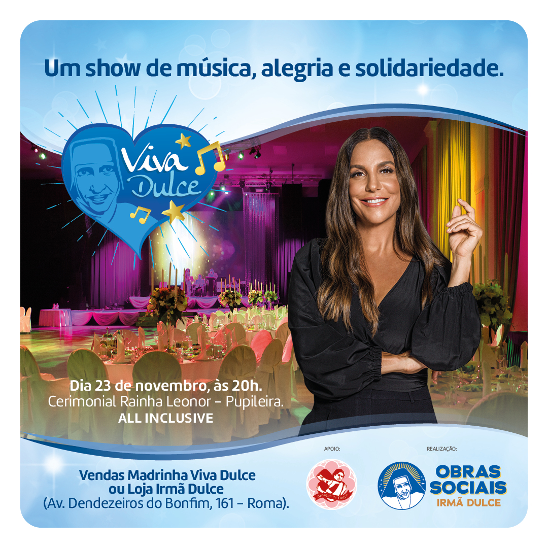 Ivete Sangalo será a atração da nova edição do Viva Dulce